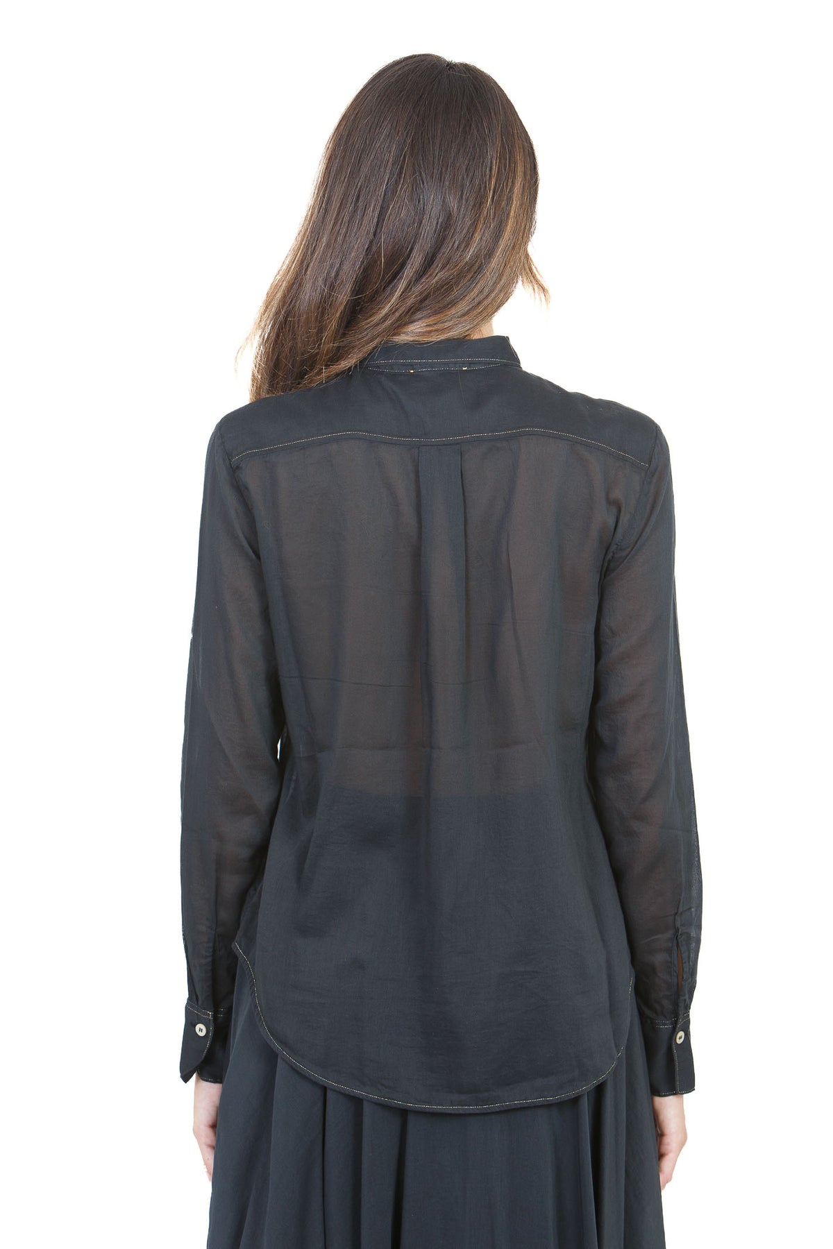 FORTE FORTE  Camicie Nero 15102MYSHIRT 8008 