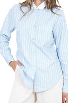 FORTE FORTE  Camicie Oxford blue 15108MYSHIRT 5015 