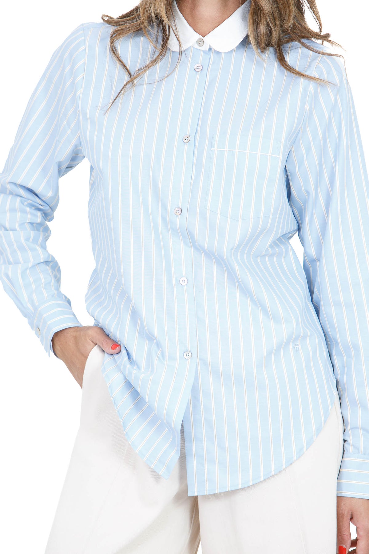 FORTE FORTE  Camicie Oxford blue 15108MYSHIRT 5015 