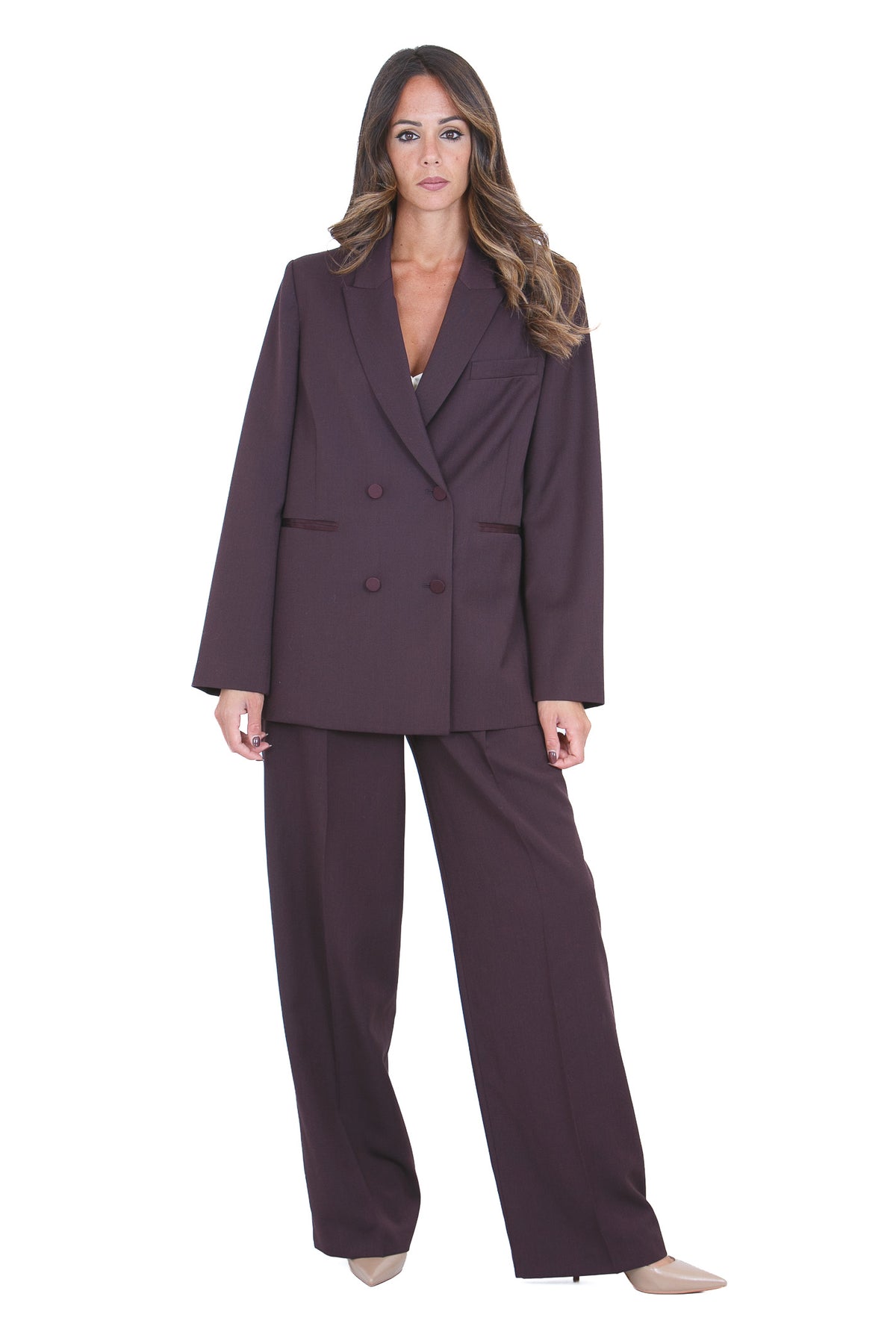 FORTE FORTE  Blazer Bordeaux 15327TRISMYJACKET 2503 