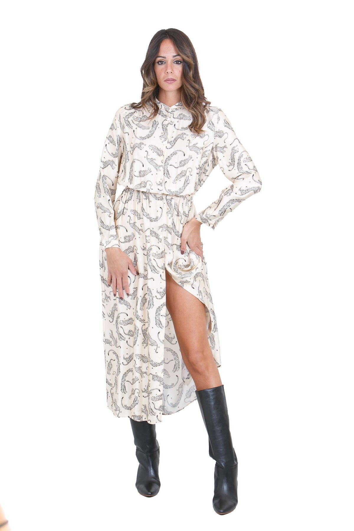 FORTE FORTE  Abiti Ivory 15421MYDRESS 0021 