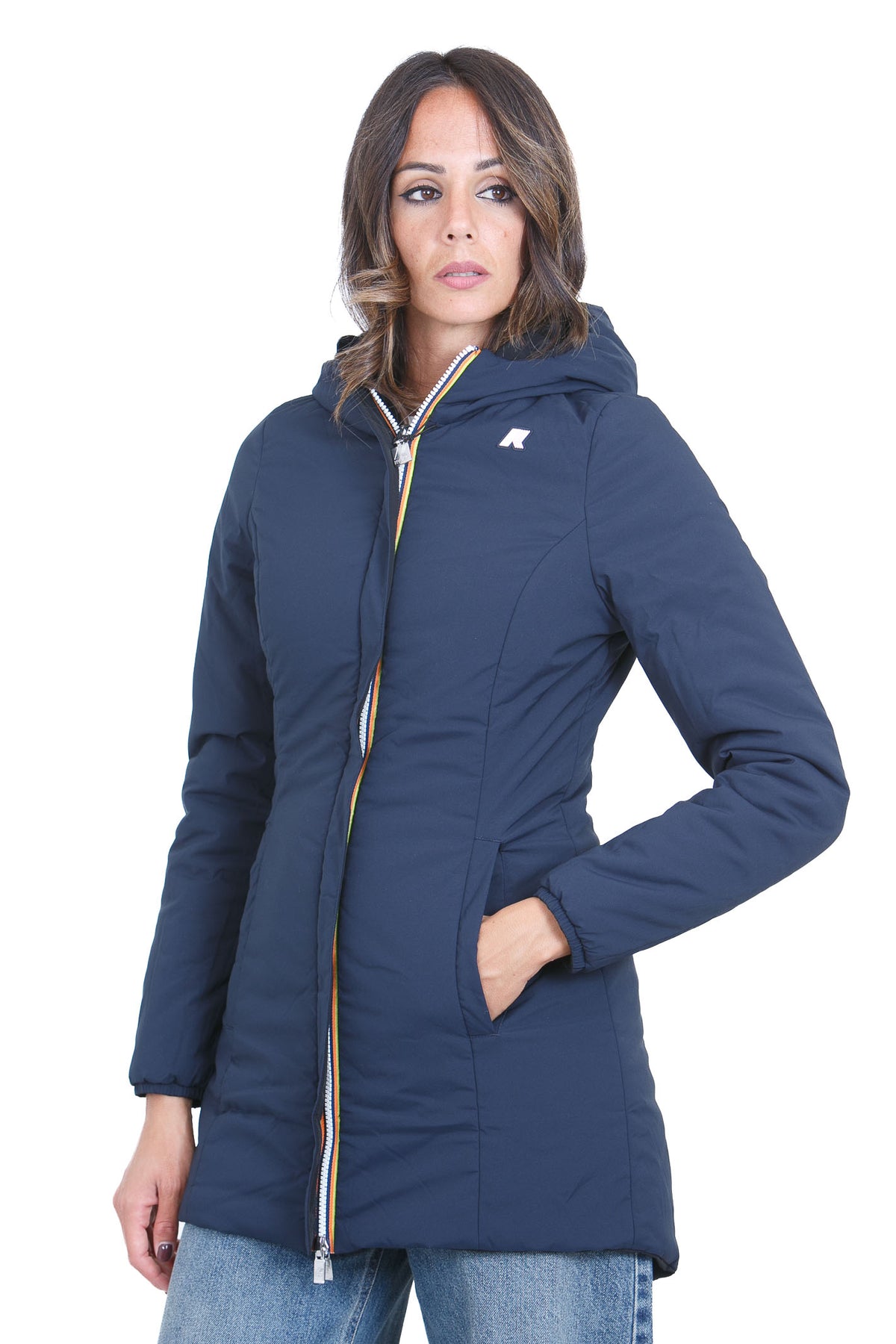 K-WAY  Giubbotti Blackp/blued DENISE-K6128UW A3C 