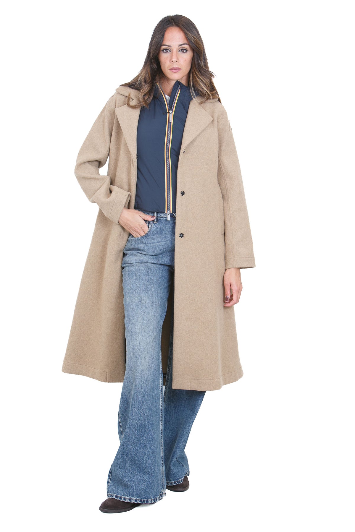 K-WAY  Giubbotti Beigekhaki/bluedepth LANA-K6135KW DB6 