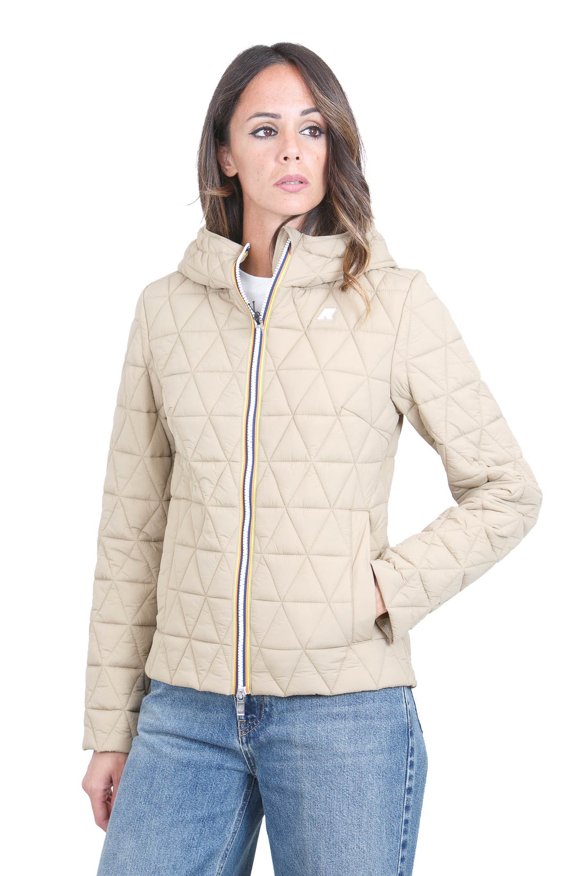 K-WAY  Giubbotti Beige khaki LIL-K2136EW 677 