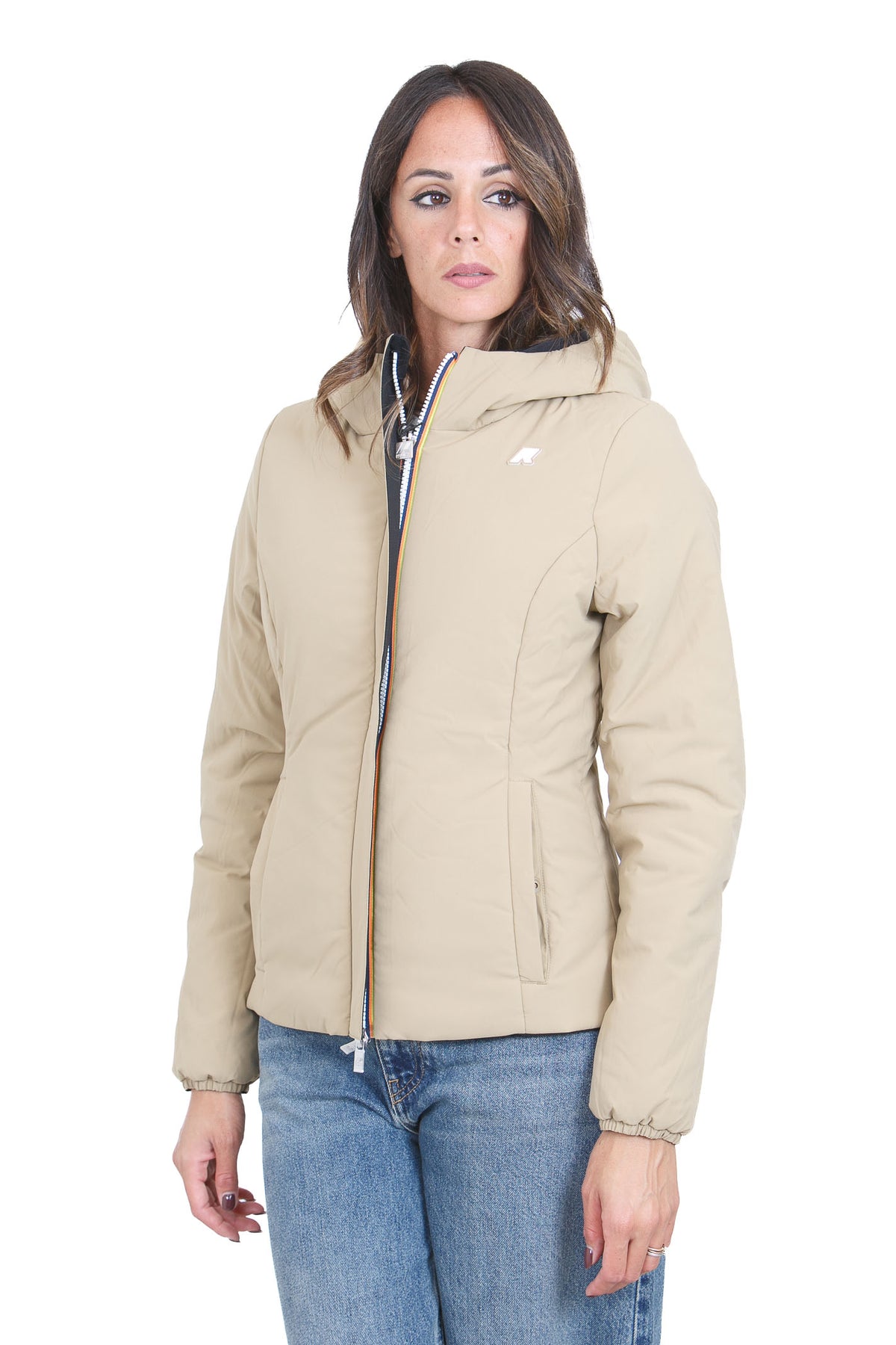 K-WAY  Giubbotti Blackpure/beigekhaki LILY-K6128TW DBN 