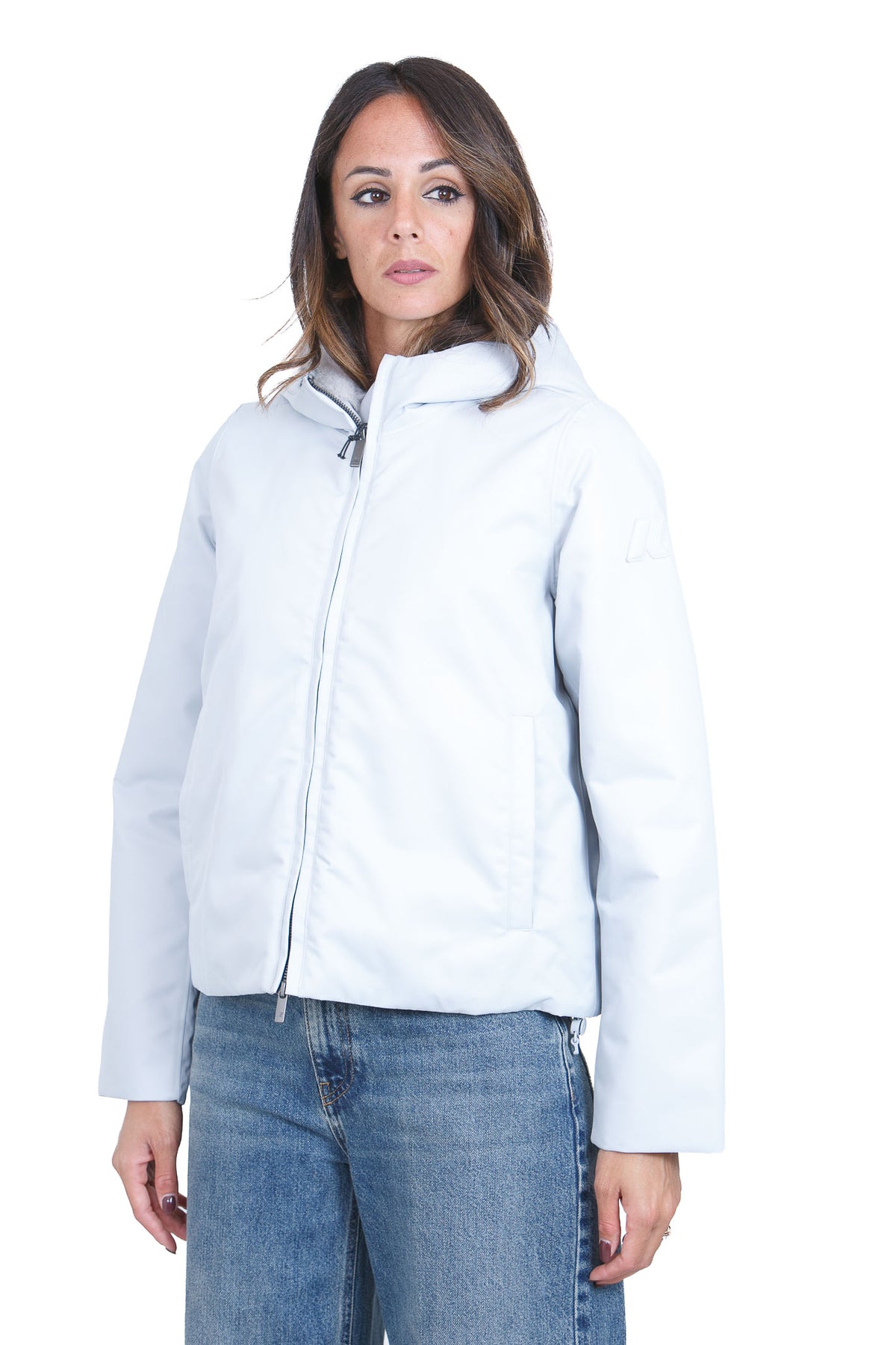 K-WAY  Giubbotti Greyash/bicolorfur OLGASHINY-K61511W DBD 