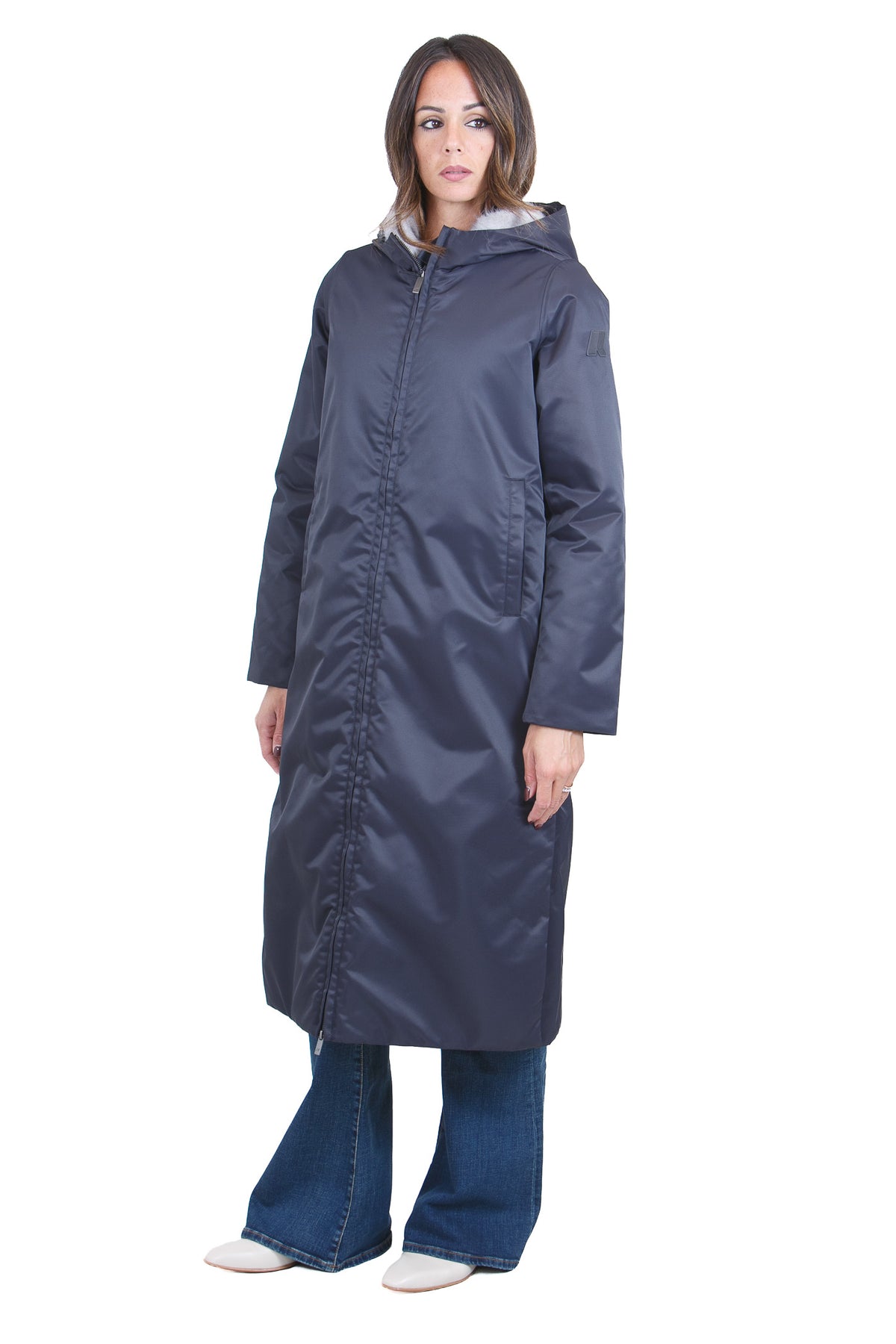 K-WAY  Giubbotti Blackgreyish/bicolorfur OLLERSHINY-K61433W DDM 