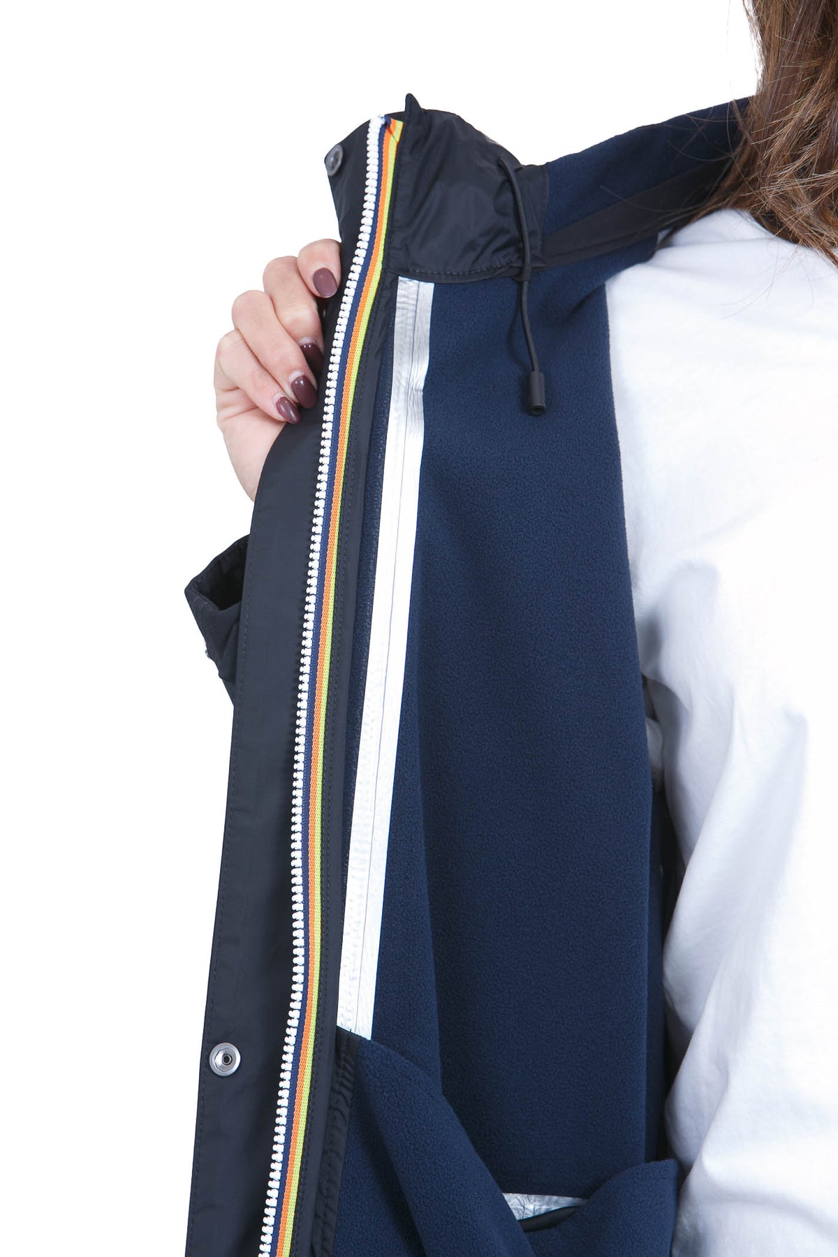 K-WAY  Giubbotti Blackp/blued STEPHALEBONDED-K51456W A3C 