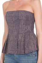 LIU JO  Top Brown animalier UF6171D0369 87519 