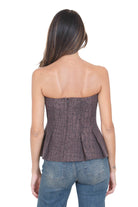 LIU JO  Top Brown animalier UF6171D0369 87519 