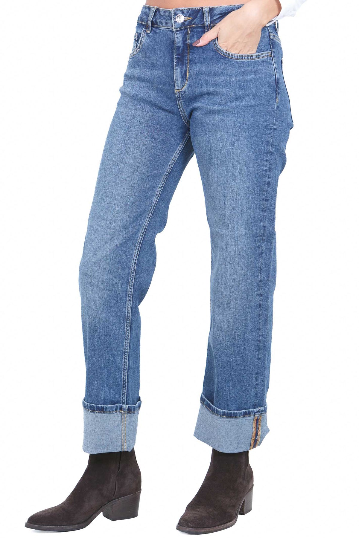 LIU JO  Pantaloni Blue mid comfort UF6225D0360 79126 