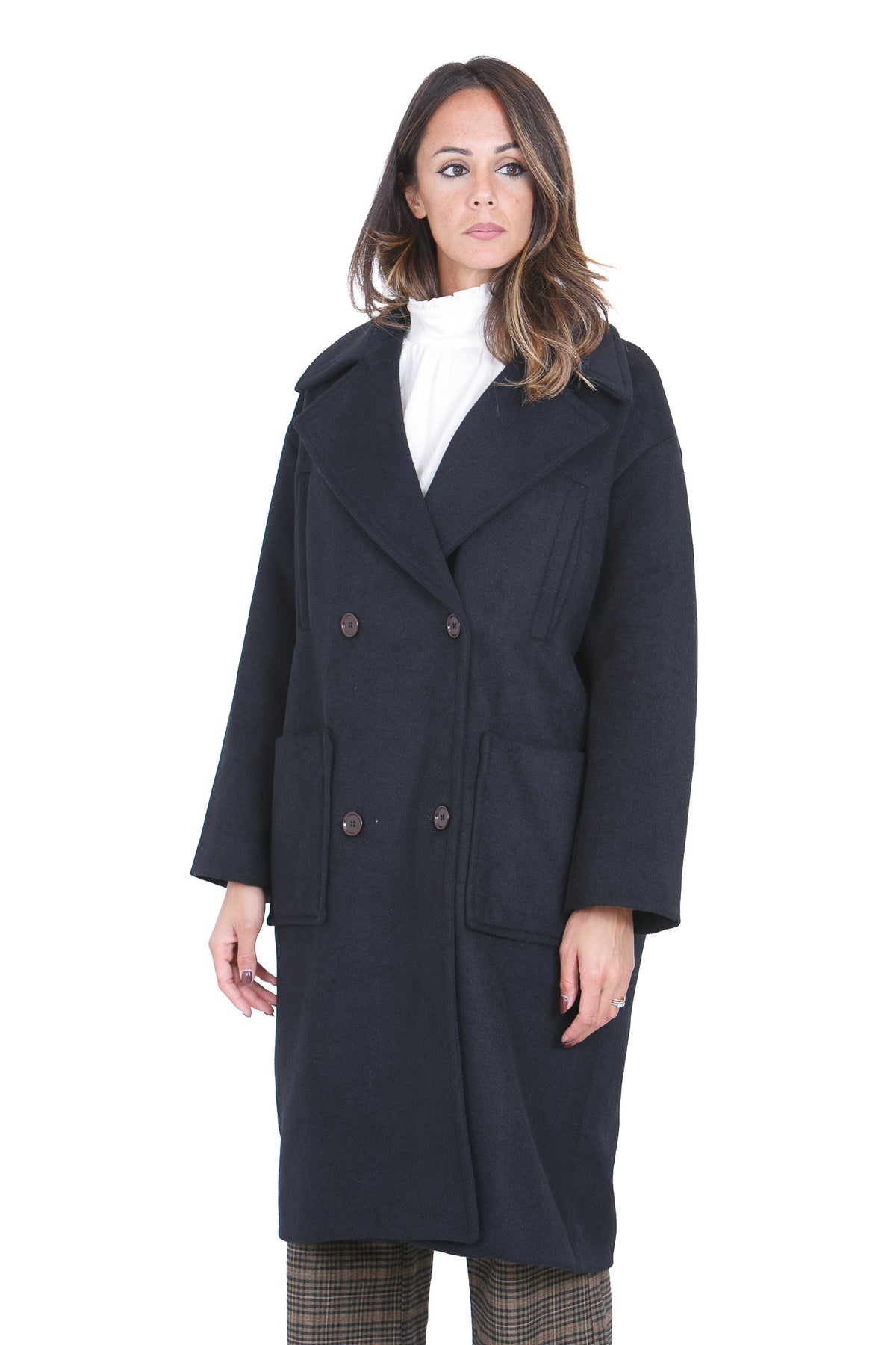 MADAME VENICE  Cappotti Nero GREY NR 