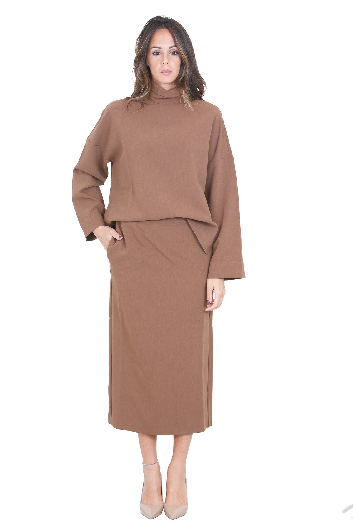 MADAME VENICE  Maglie Tabacco MYREA TB 
