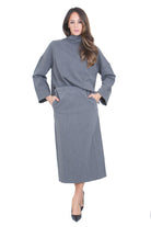 MADAME VENICE  Gonne Grigio scuro NAOMI GRS 