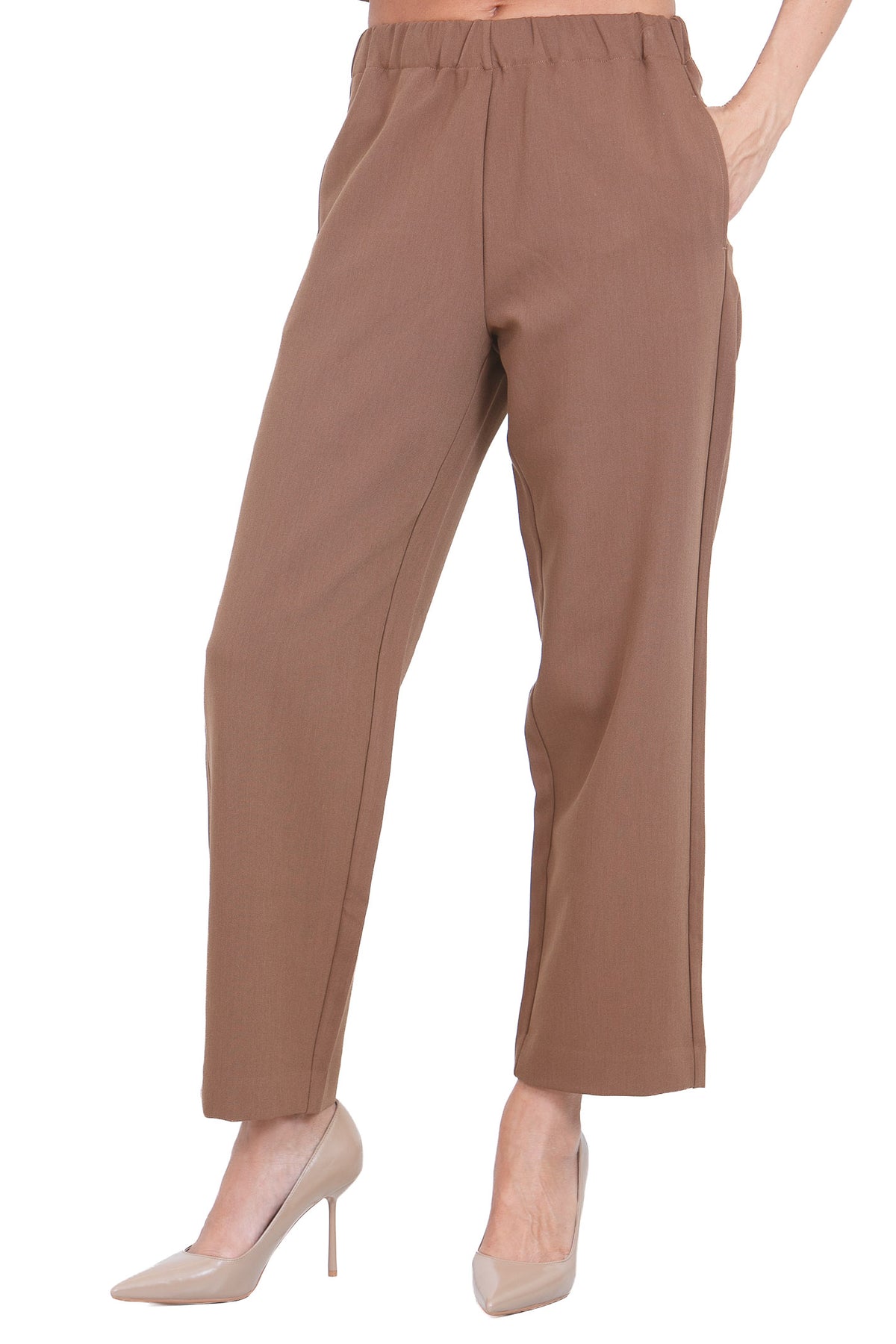 MADAME VENICE  Pantaloni Tabacco PIPA TB 