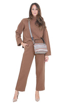 MADAME VENICE  Pantaloni Tabacco PIPA TB 