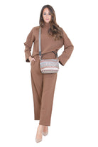 MADAME VENICE  Pantaloni Tabacco PIPA TB 
