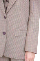 MAR DE MARGARITAS  Blazer Pied de poule 1777-TPV0009 MA89 