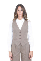 MAR DE MARGARITAS  Gilet Pied de poule 1778-TPV0009 MA89 