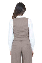 MAR DE MARGARITAS  Gilet Pied de poule 1778-TPV0009 MA89 
