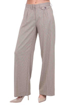 MAR DE MARGARITAS  Pantaloni Pied de poule 1779-TPV0009 MA89 