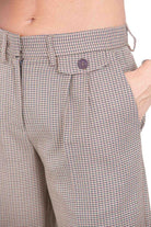 MAR DE MARGARITAS  Pantaloni Pied de poule 1779-TPV0009 MA89 
