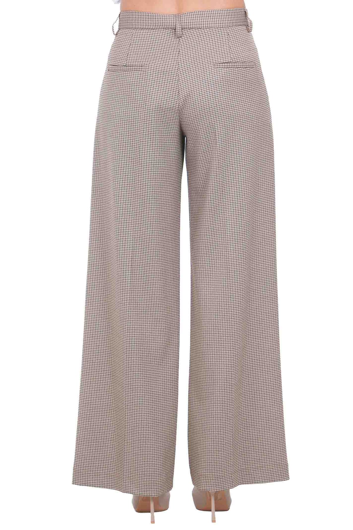MAR DE MARGARITAS  Pantaloni Pied de poule 1779-TPV0009 MA89 