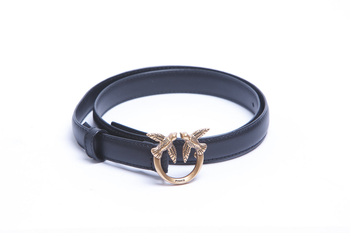 PINKO  Cinture Nero/gold 100143-A0F1-LOVEBERRY Z99Q 