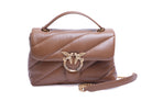 PINKO  Borse Marronecognac/gold 107057-A0F2-PUFFCLASSIC M37Q 