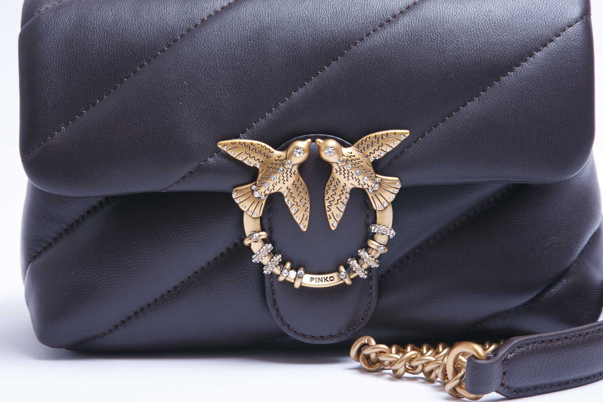 PINKO  Borse Marronemarasca/gold 107058-A0F2-PUFF M12Q 