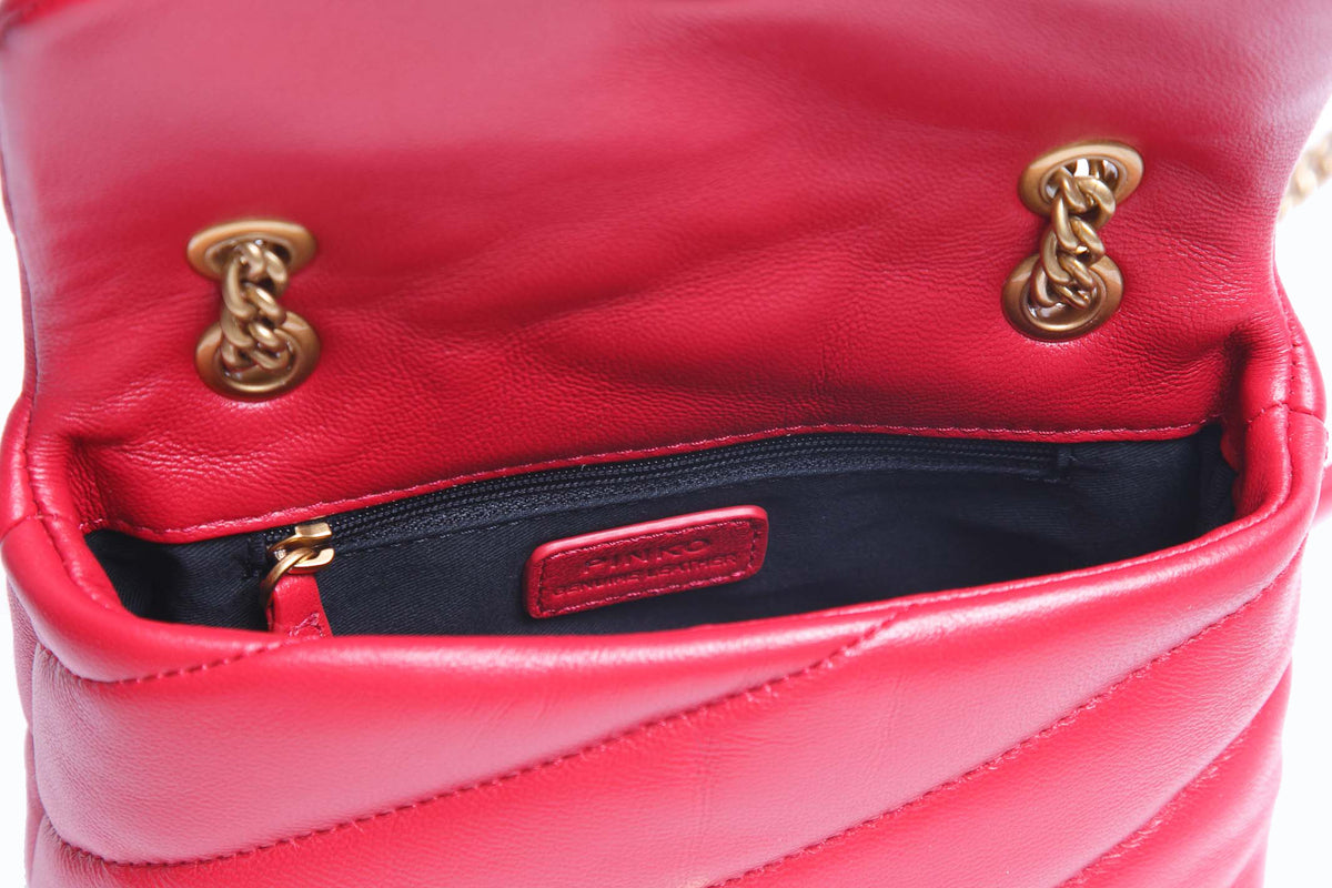 PINKO  Borse Rosso rio/gold 107618-A0F2-LOVEPUFF R59Q 