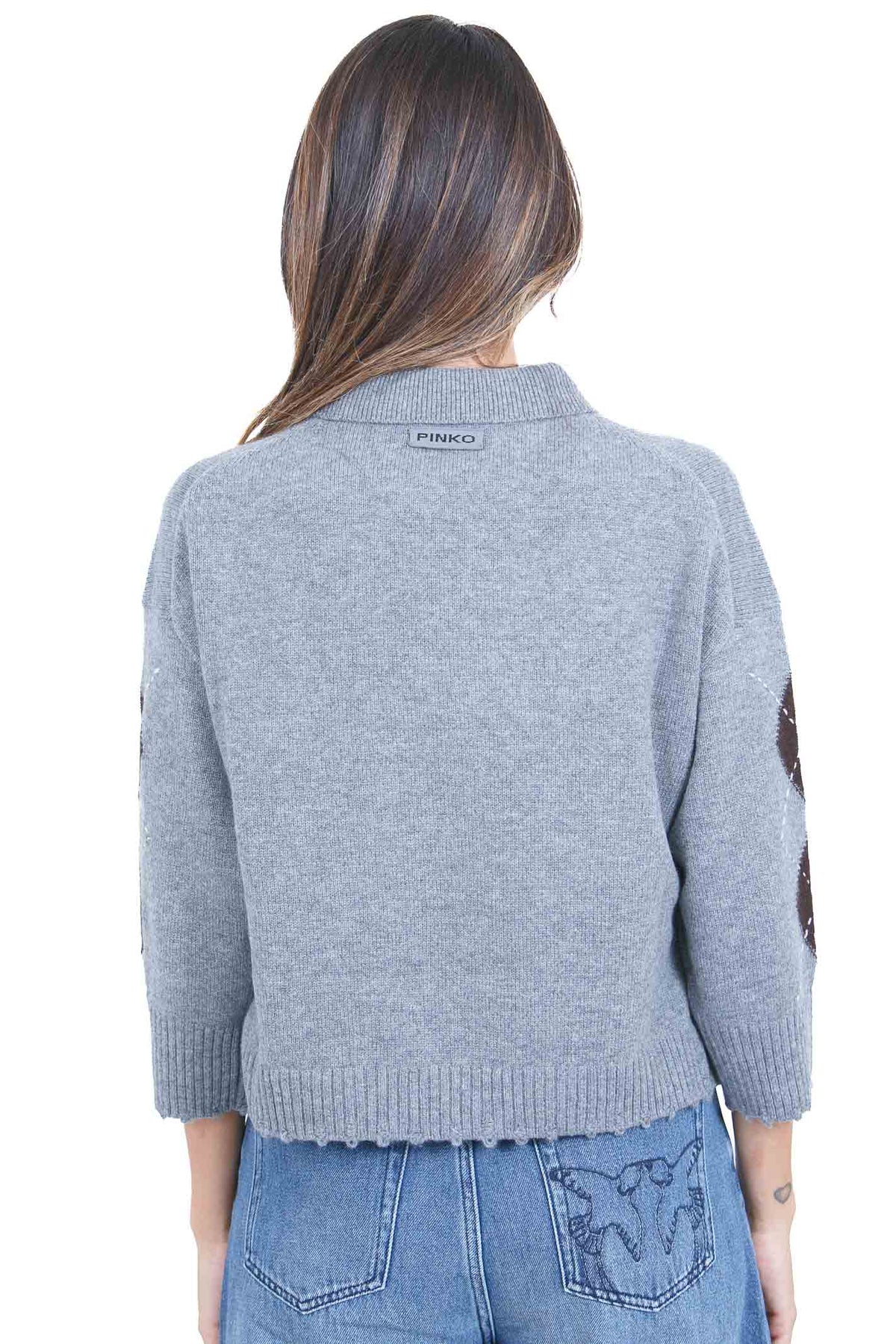 PINKO  Maglie Grigio/marrone CORK-107286-A3IE IL1 