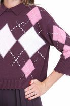 PINKO  Maglie Bordeaux/rosa CORK-107286-A3IE YN2 