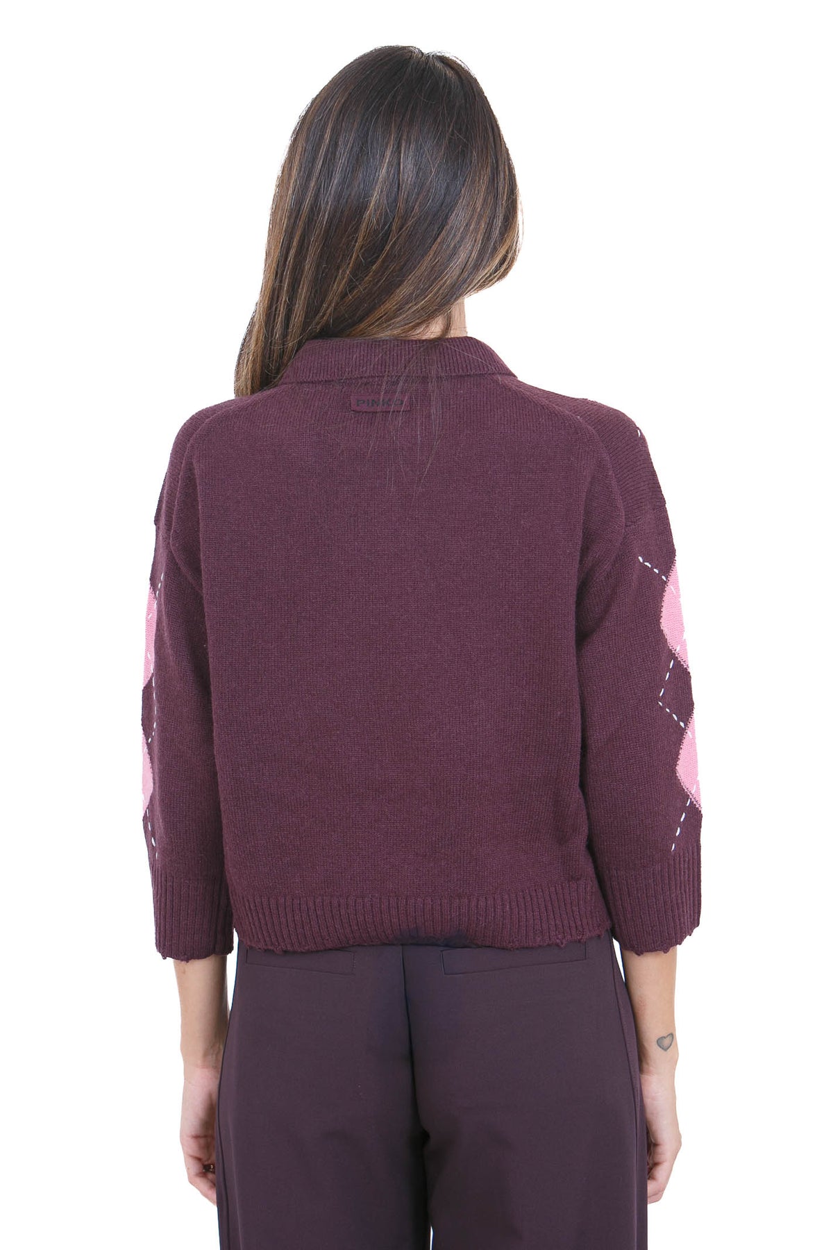 PINKO  Maglie Bordeaux/rosa CORK-107286-A3IE YN2 