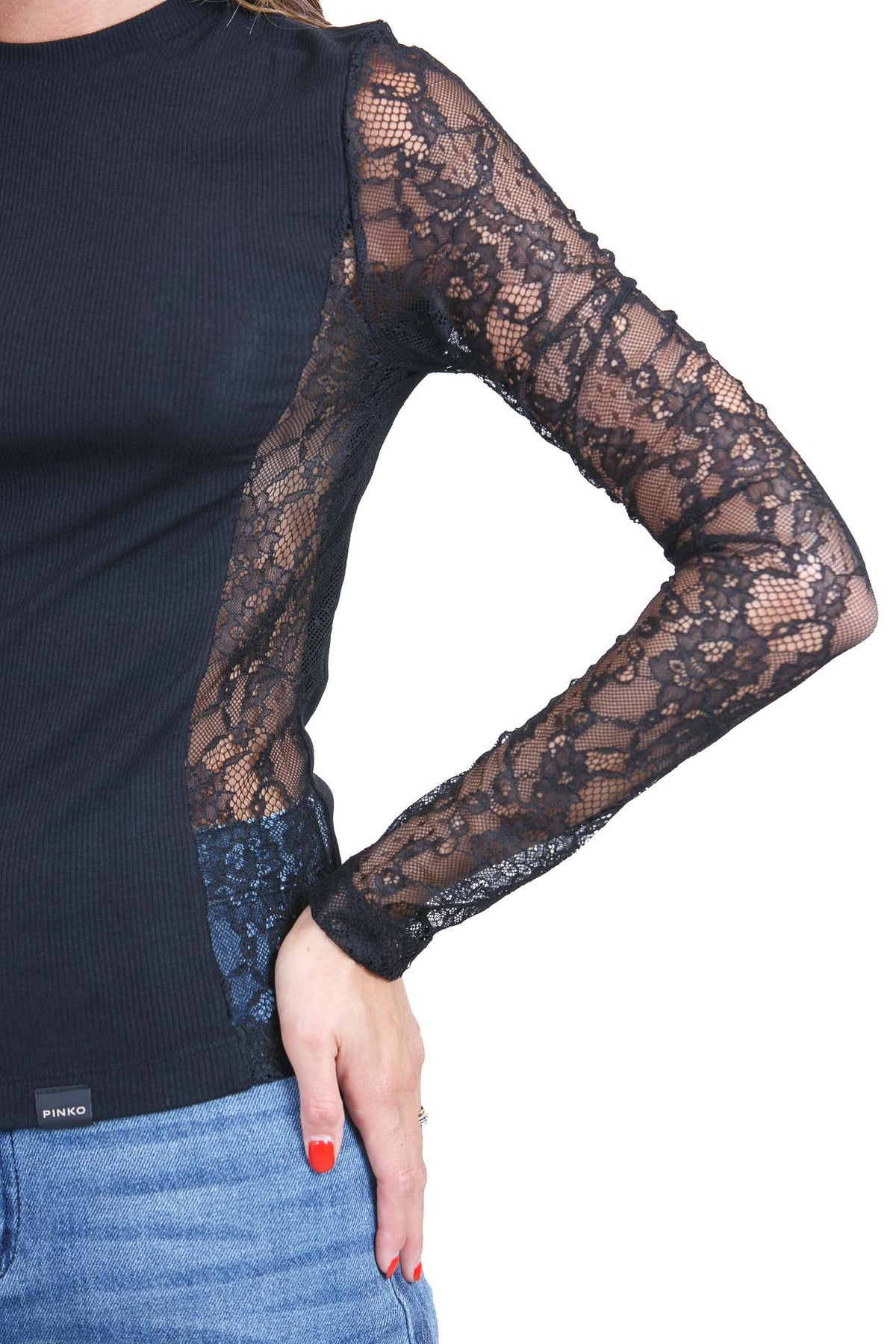 PINKO  T- Shirt Nero limousine FUCECCHIO-107524-A3K6 Z99 