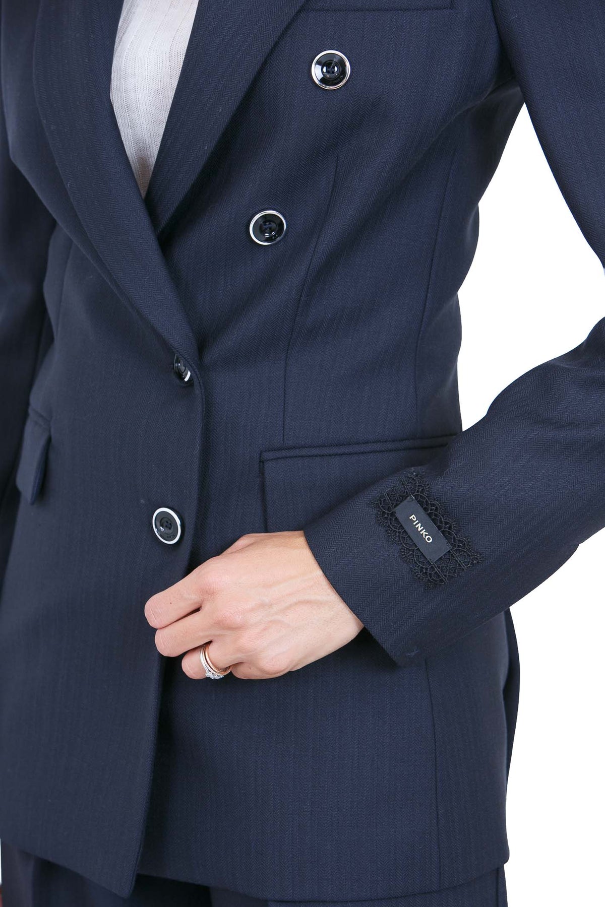 PINKO  Blazer Blu marino cupo NEWAMALFI-107513-A3IF G03 