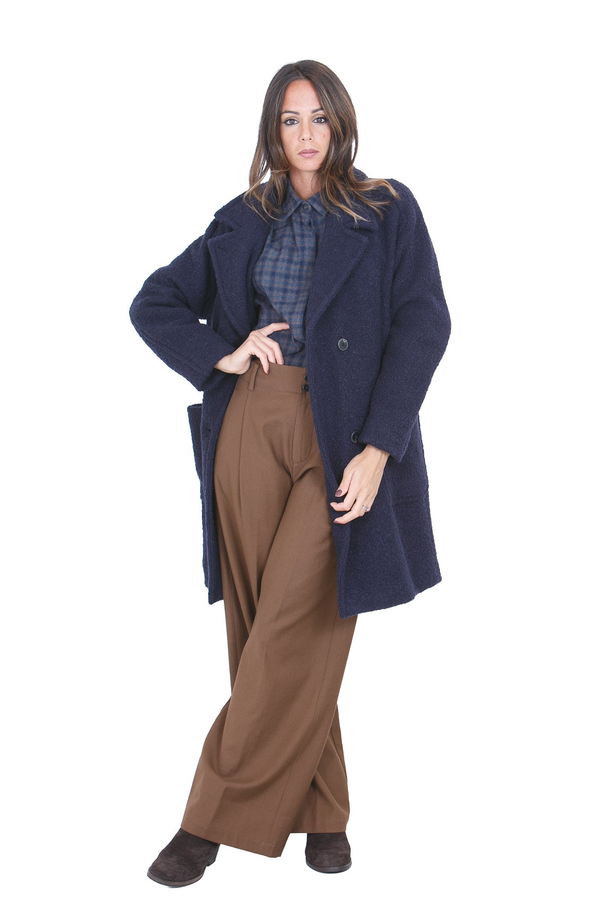 POMANDERE  Cappotti Navy 262-6202-34338 870 