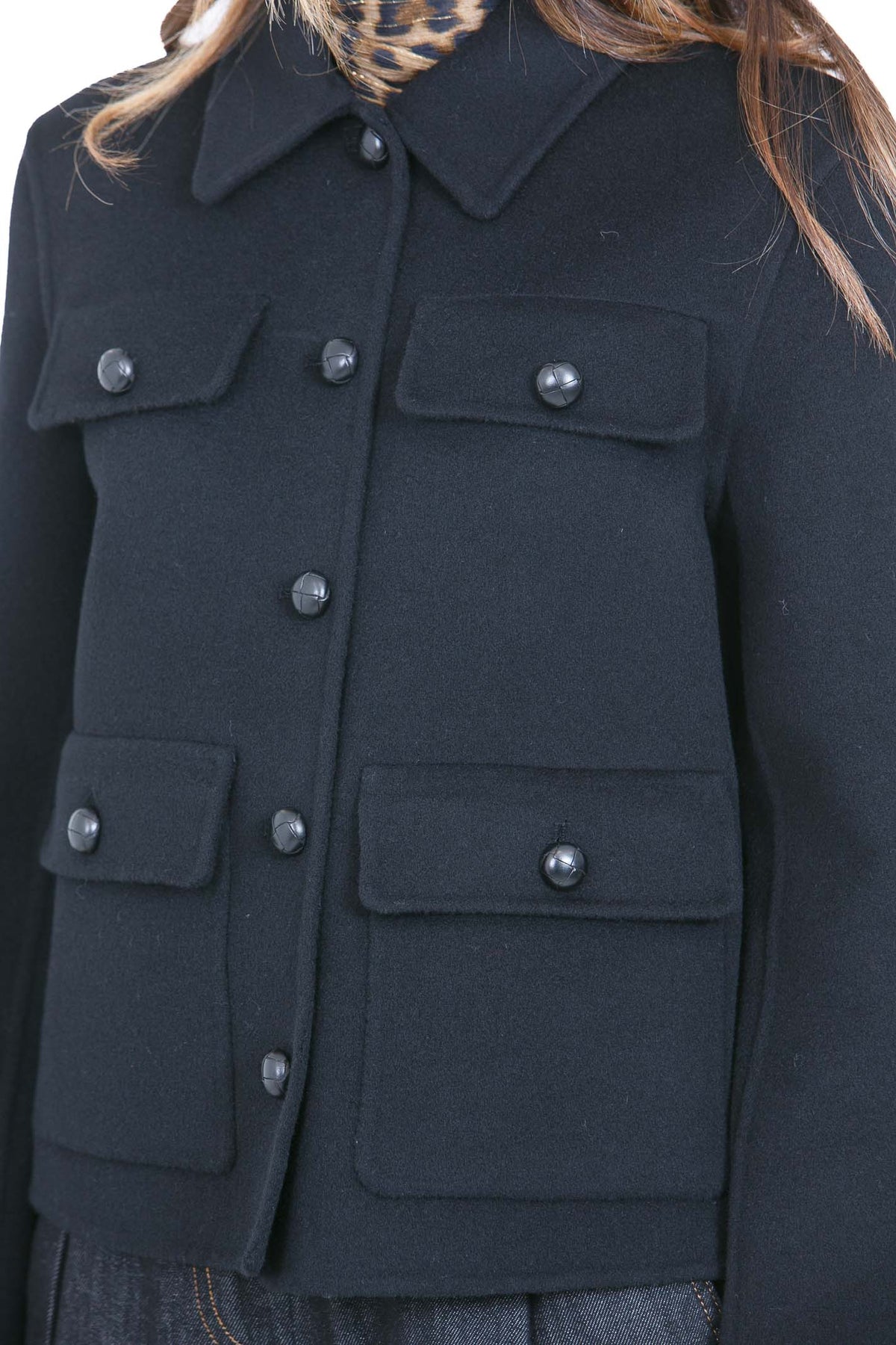 SEMICOUTURE  Blazer Nero ALISA-Y6WV01 Y69-0 