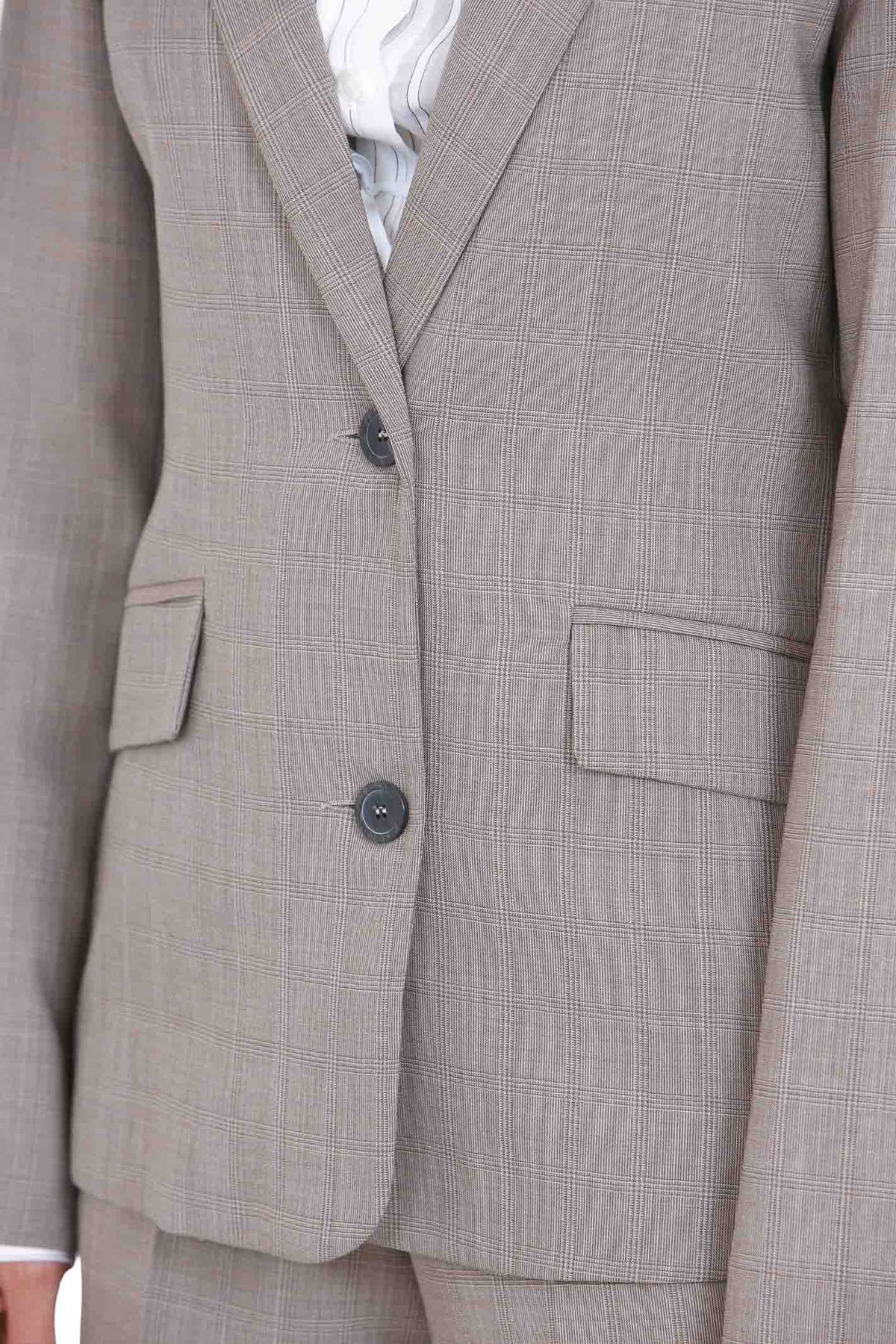 SEMICOUTURE  Blazer Check falso unito ARIA-Y6WM04 62CHK 