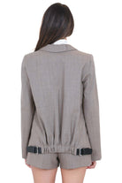 SEMICOUTURE  Blazer Check falso unito ARIA-Y6WM04 62CHK 