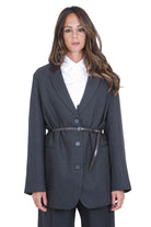 SEMICOUTURE  Blazer Antracite CHRISTOBEL-S6WI08 Y51-1 