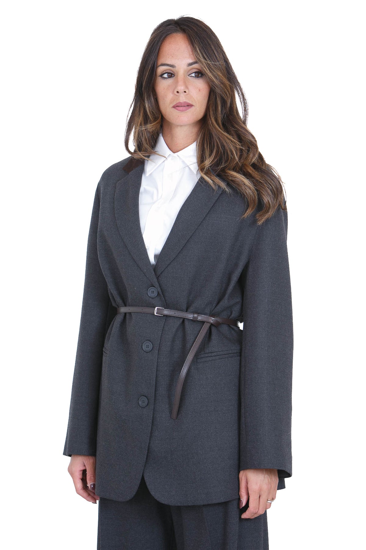 SEMICOUTURE  Blazer Antracite CHRISTOBEL-S6WI08 Y51-1 