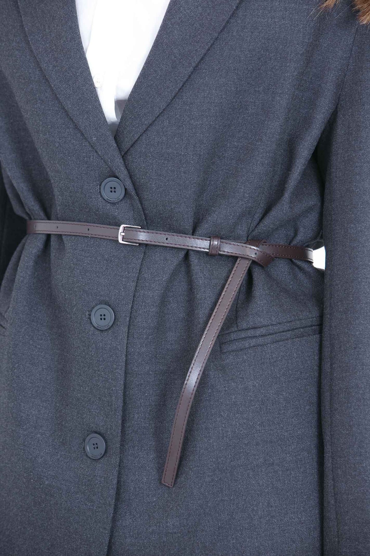 SEMICOUTURE  Blazer Antracite CHRISTOBEL-S6WI08 Y51-1 
