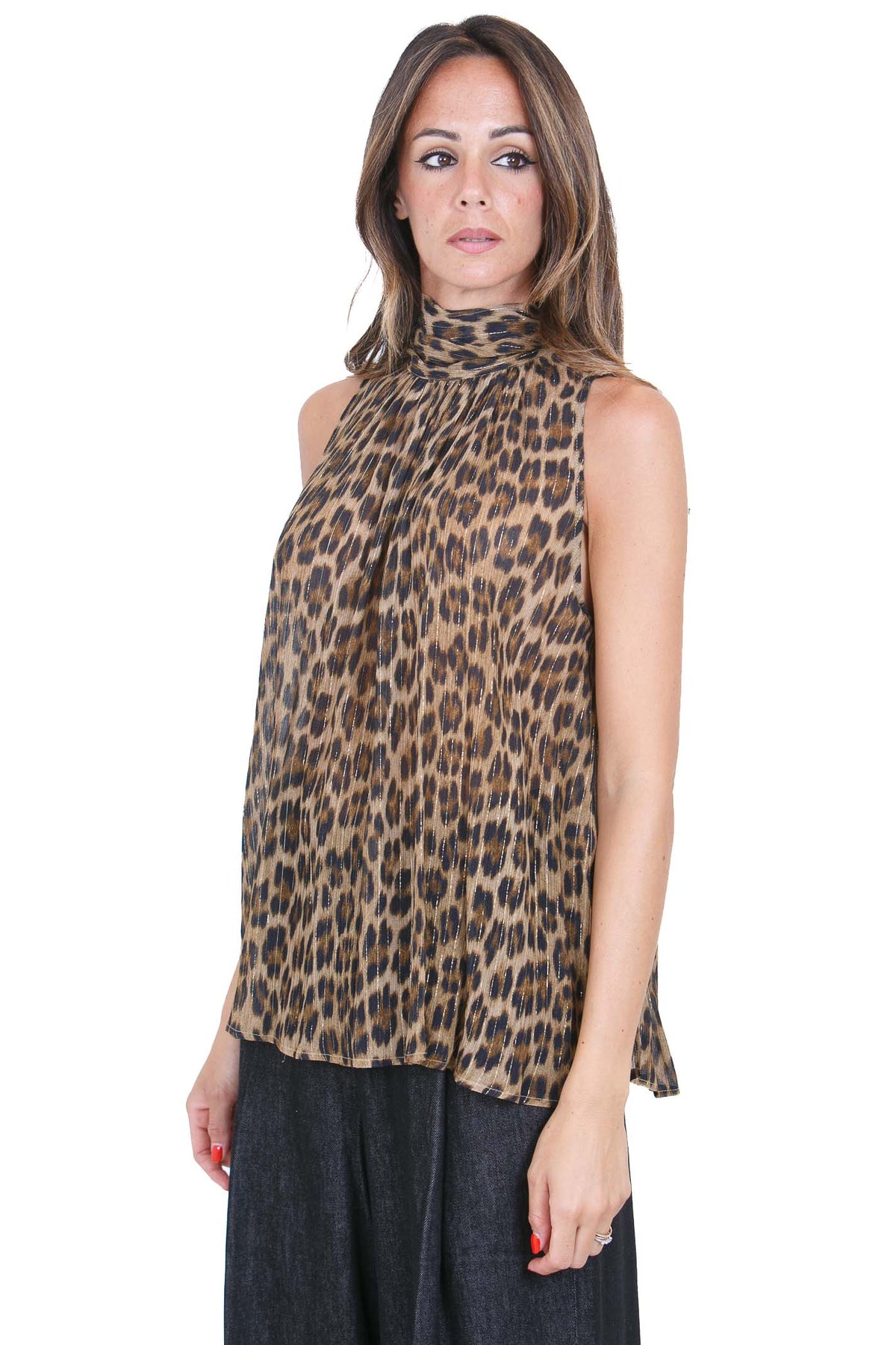 SEMICOUTURE  Top St. macula DULCIE-Y6WS40 MAC46 