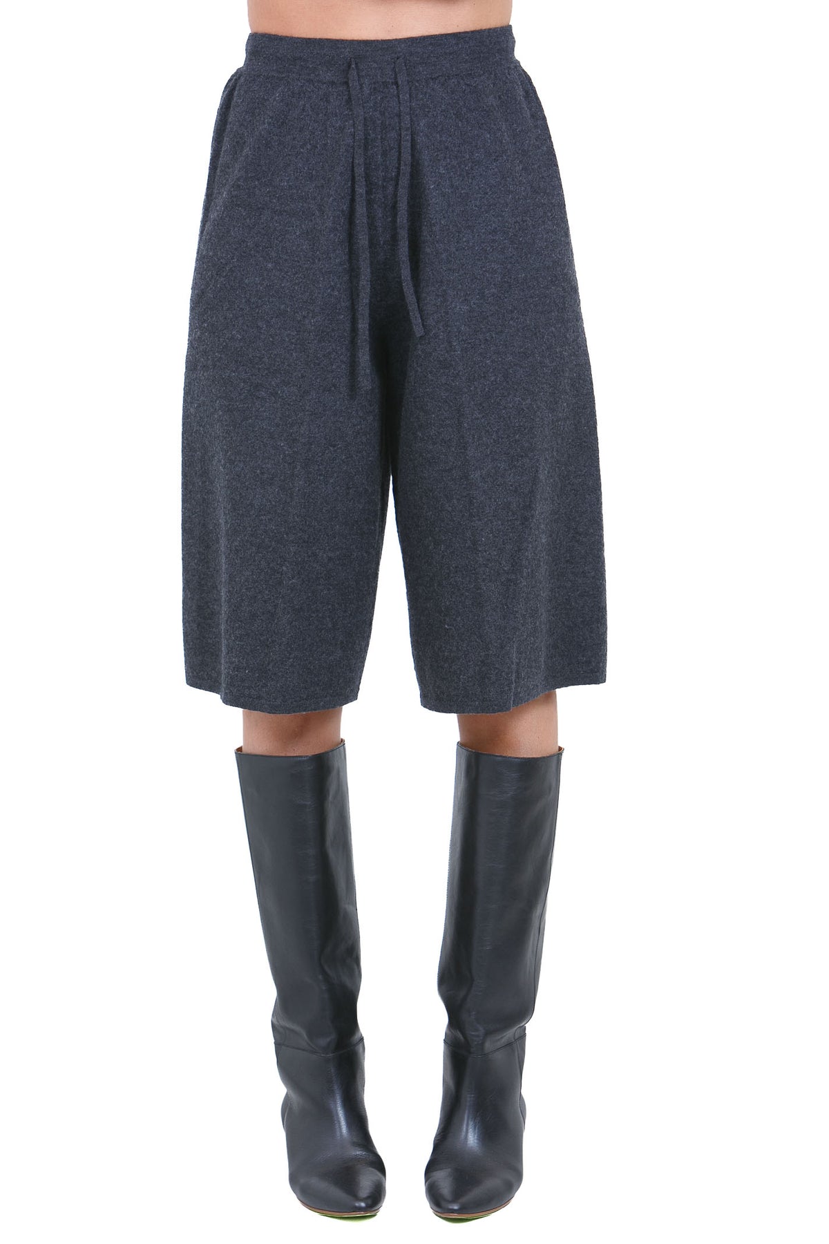SEMICOUTURE  Bermuda Grigio melange scuro ELIZABETH-Y6WB06 Y47-0 