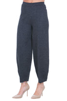 SEMICOUTURE  Pantaloni Grigio melange scuro ESTELLA-Y6WB07 Y47-1 