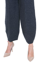 SEMICOUTURE  Pantaloni Grigio melange scuro ESTELLA-Y6WB07 Y47-1 