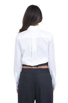 SEMICOUTURE  Camicie Bianco GILBERTA-S6WK02 A01-1 