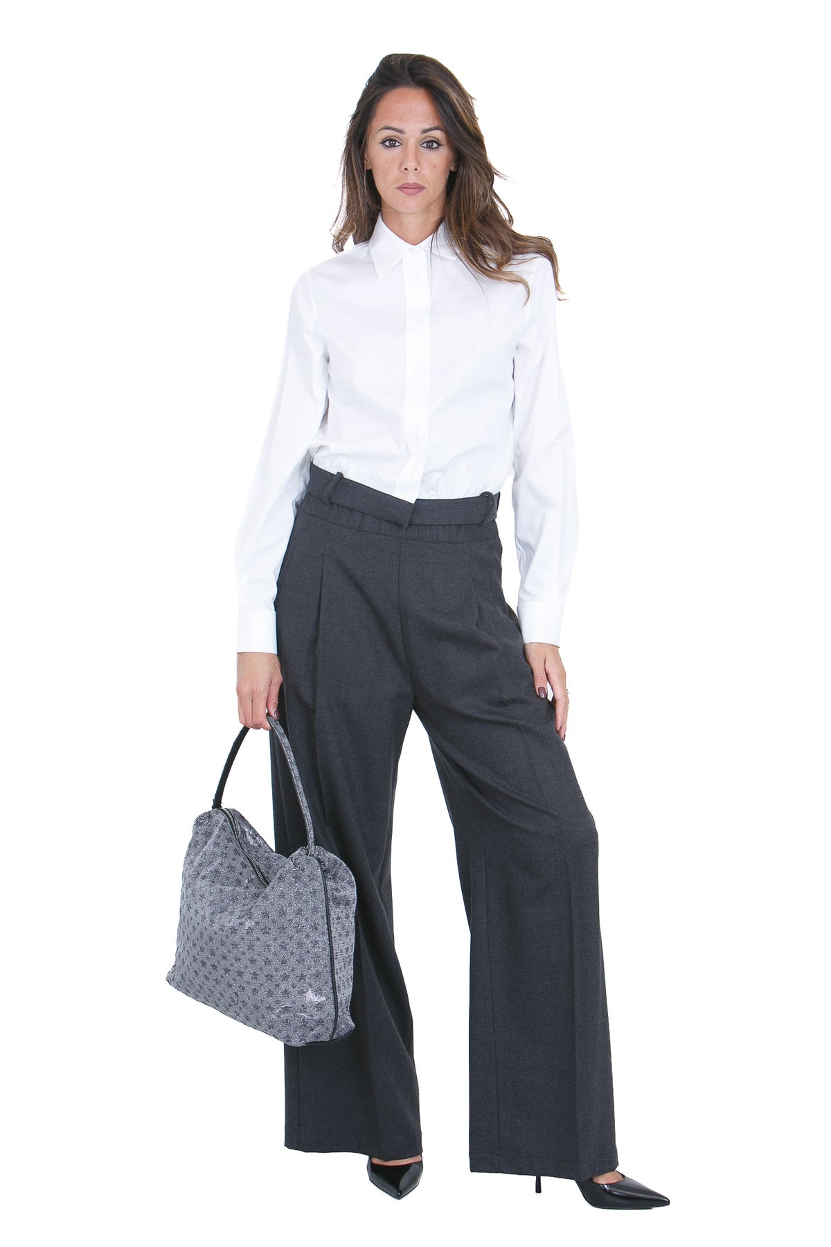 SEMICOUTURE  Camicie Bianco GILBERTA-S6WK02 A01-1 