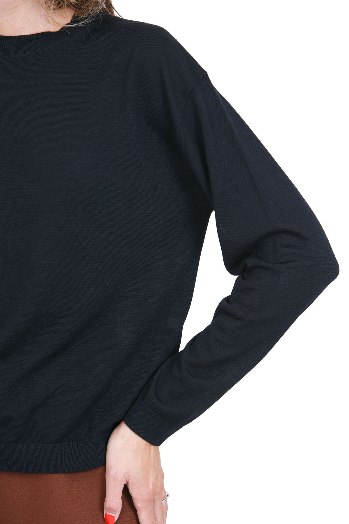 SEMICOUTURE  Maglie Nero HALEY-Y6WC52 Y69-0 
